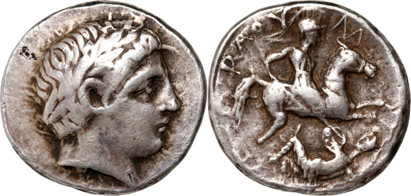 Greece, Paeonia, Patraus, Tetradrachm c. 340-315 BC Weight, 12,55 g, 23 mm. Waga...
