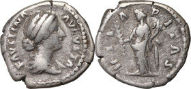 Roman Empire, Faustina II 161-175 (wife of Marcus Aurelius), Denar, Rome