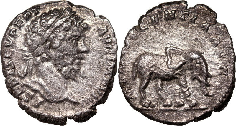 Roman Empire, Septimius Severus 193-211, Denar, Rome Weight 2,58 g, 18 mm. Waga ...