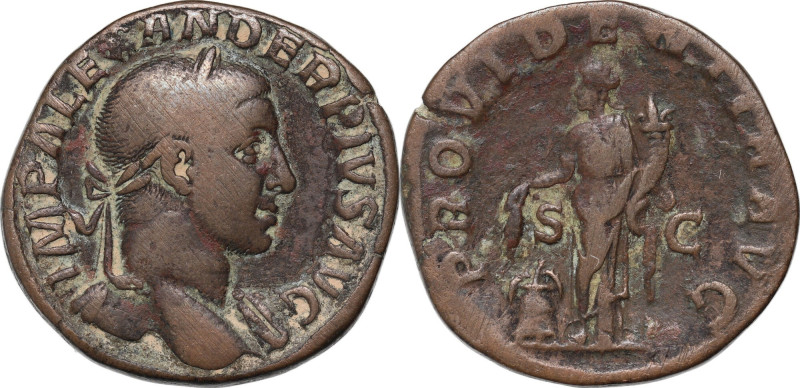 Roman Empire, Alexander Severus 222-235, Sesterc, Rome Weight 20,20 g, 28 mm. Wa...