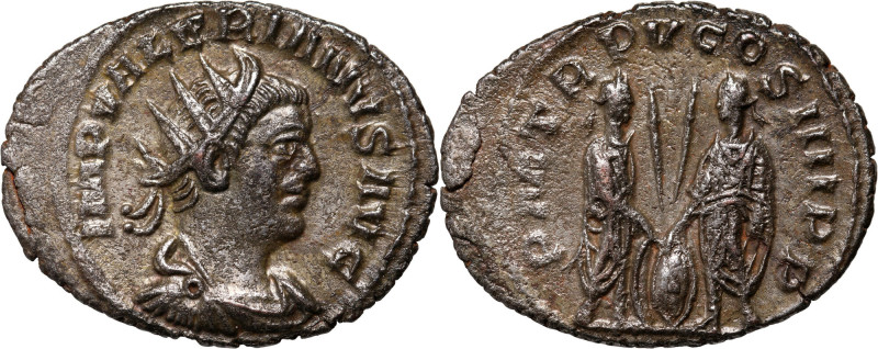 Roman Empire, Valerian I 253-260, Antoninian, Antioch Weight 3,24 g, 19 mm. Waga...