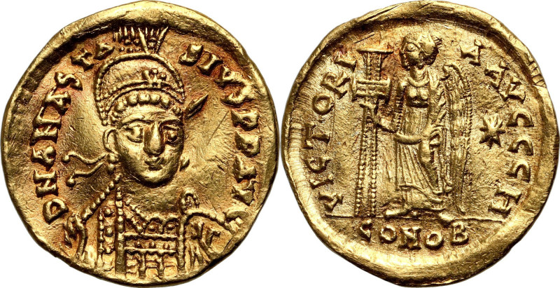 Byzantine Empire, Anastasius I 491-518, Solidus, Constantinople Gold 4,35 g, 20&...