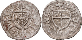 Zakon Krzyżacki, Jan von Tiefen 1489-1497, szeląg, Królewiec R3