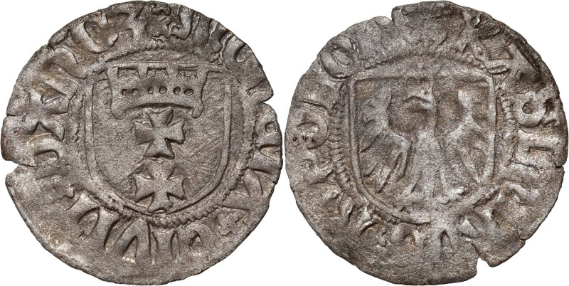 Kazimierz IV Jagiellończyk 1446-1492, szeląg, Gdańsk 
Grade: VF+ 

Kazimierz ...