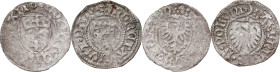 Kazimierz IV Jagiellończyk 1446-1492, zestaw 2 x szeląg, Gdańsk