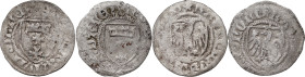 Kazimierz IV Jagiellończyk 1446-1492, zestaw 2 x szeląg, Gdańsk