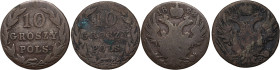 Królestwo Kongresowe, Mikołaj I, zestaw 10 groszy 1828 FH i 10 groszy 1830 FH