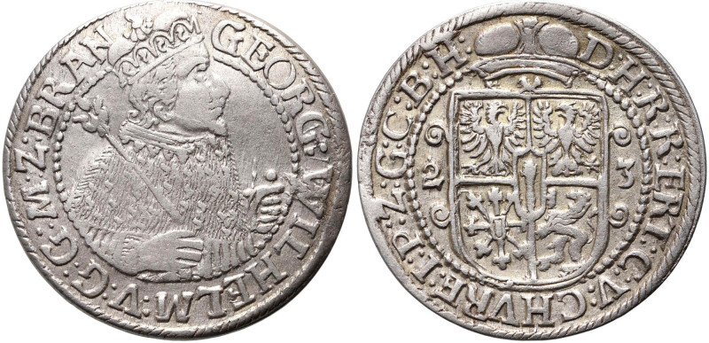 Prusy Książęce, Jerzy Wilhelm, ort 1623, Królewiec Połyskowy. Reference: Kopicki...