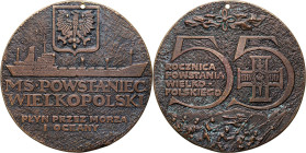 PRL, medal MS Powstaniec Wielkopolski, 55 rocznica Powstania Wielkopolskiego