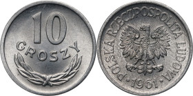 PRL, 10 groszy 1961