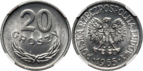 PRL, 20 groszy 1965