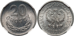PRL, 20 groszy 1970