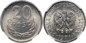 PRL, 20 groszy 1971