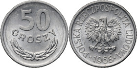 PRL, 50 groszy 1968