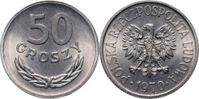 PRL, 50 groszy 1970