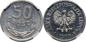 PRL, 50 groszy 1970, PROOFLIKE