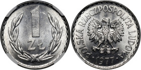 PRL, 1 złoty 1977