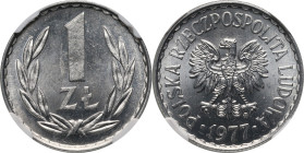 PRL, 1 złoty 1977