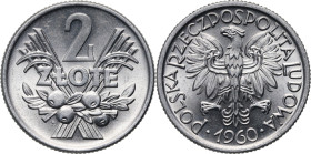 PRL, 2 złote 1960, Jagody
