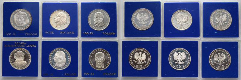 PRL, zestaw 6 monet z lat 1975-1978 
Grade: Proof 

Polish People's Republic ...