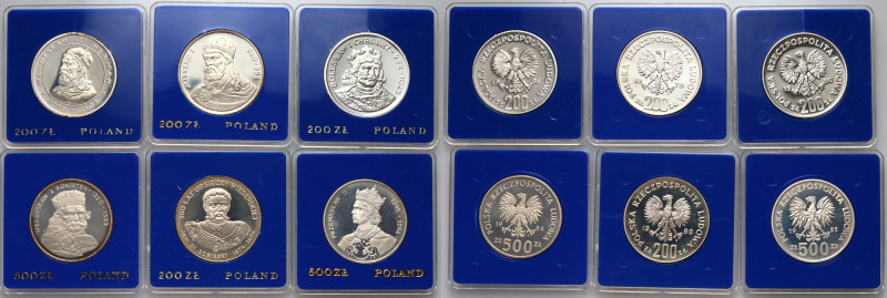 PRL, zestaw 6 monet z lat 1979-1986 
Grade: Proof 

Polish People's Republic ...
