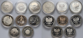 PRL, zestaw 8 monet z lat 1982-1989, Piłka Nożna