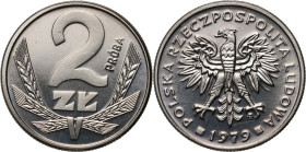 PRL, 2 złote 1979, PRÓBA, nikiel
