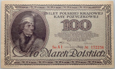 II RP, 100 marek polskich 15.02.1919, Ser. AI