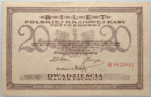 II RP, 20 marek polskich 17.05.1919, seria H