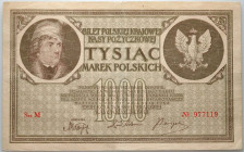 II RP, 1000 marek polskich 17.05.1919, Ser. M