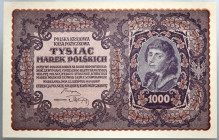 II RP, 1000 marek polskich 23.08.1919, III serja AH