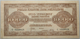 II RP, 100000 marek polskich 30.08.1923, seria c