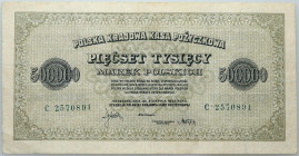 II RP, 500000 marek polskich 30.08.1923, seria C
