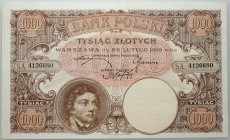II RP, 1000 złotych 28.02.1919, seria S.A.