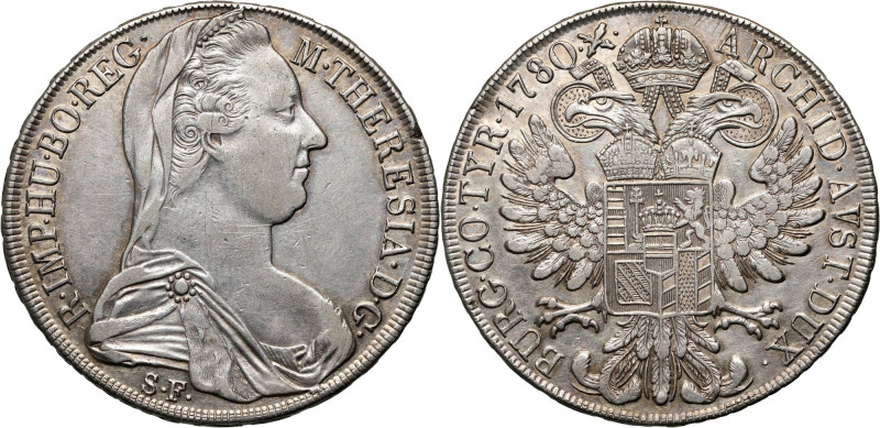 Austria, Maria Theresia, Thaler 1780, Venice (1833-1838) Stare bicie z początku ...