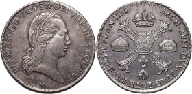Austria, Franz II, Kronentaler 1792 M, Milan