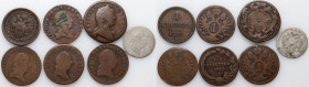 Austria, 18th-19th century, set of 7 coins