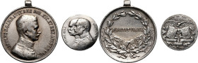 Austria, Franz Joseph I and Karl I, lot of 2 medals