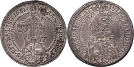 Austria, Salzburg, Guidobald Graf Thun and Hohenstein, Taler 1661