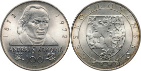Czechoslovakia, 100 Koruna 1972, Andrej Sládkovič