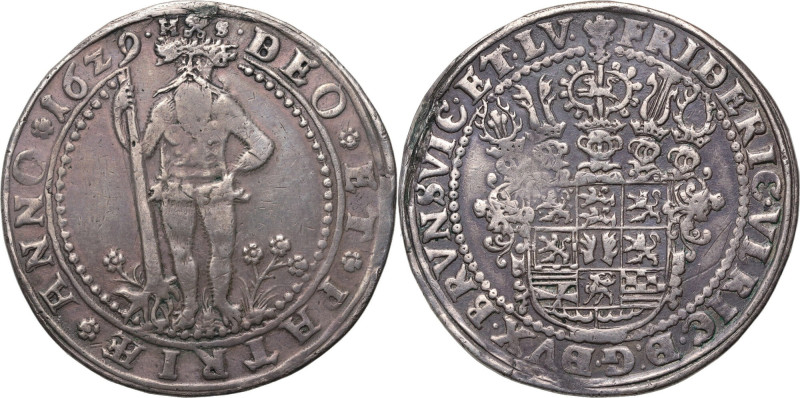 Germany, Brunswick-Wolfenbüttel, Friedrich Ulrich, Taler 1629 Silver 28,74 g. Tr...