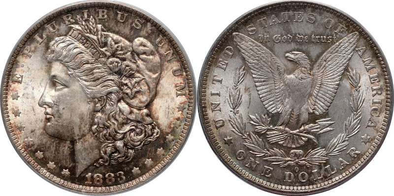 USA, Dollar 1883 O, New Orleans, Morgan Menniczy. Piękna patyna.
Reference: KM ...