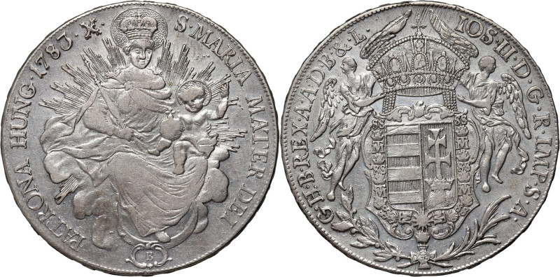 Hungary, Joseph II, Thaler 1783 B, Kremitz Silver 27,90 g. Srebro 27,90 g. Refer...