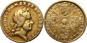 Great Britain, George I, Quarter Guinea 1718, London