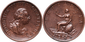 Great Britain, George III, 1/2 Penny 1799, Soho