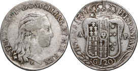 Italy, Naples & Sicily, Ferdinand IV, Piastra (120 Grana) 1796