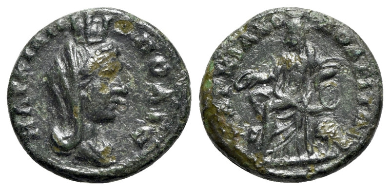 Moesia Inferior, Marcianopolis, 3rd century AD. Æ (17.5mm, 3.49g, 12h). Turreted...