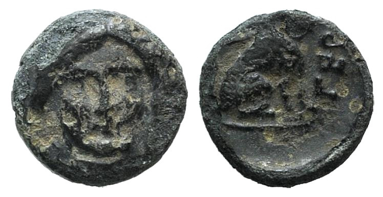 Troas, Gergis, 4th century BC. Æ (8mm, 0.69g, 3h). Laureate head of Sibyl Heroph...