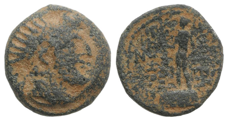 Seleukid Kings, Demetrios III Eukairos (97/6-88/7 BC). Æ (17mm, 4.95g, 12h). Dam...