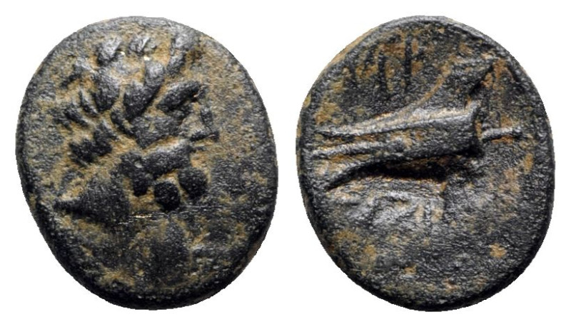 Phoenicia, Arados, c. 137-51 BC. Æ (17mm, 3.96g, 12h). Laureate head of Zeus r. ...